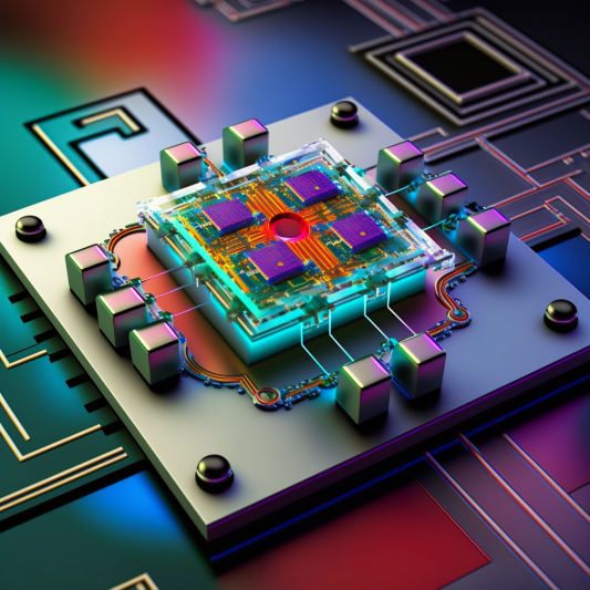 A l’université du Sussex, on transfère des qubits entre deux micropuces