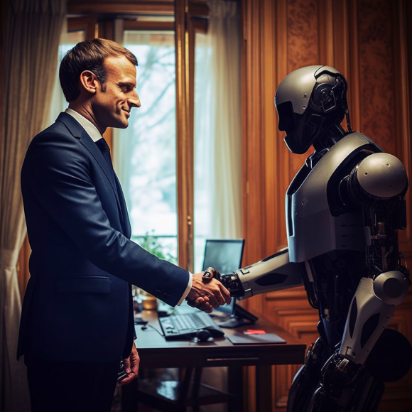 Mais que vient chercher OpenAI à l’Elysée ?