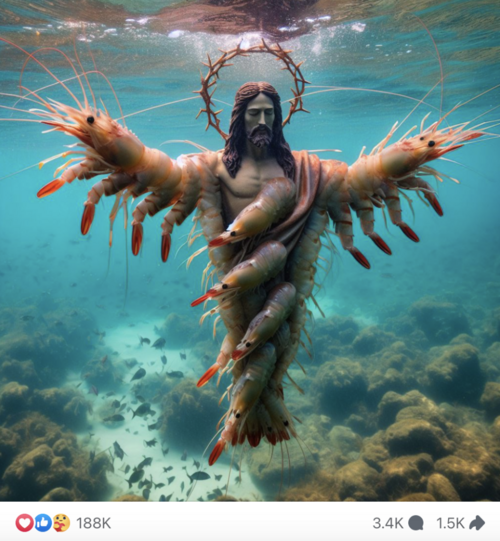 Des crevettes et du chocolat