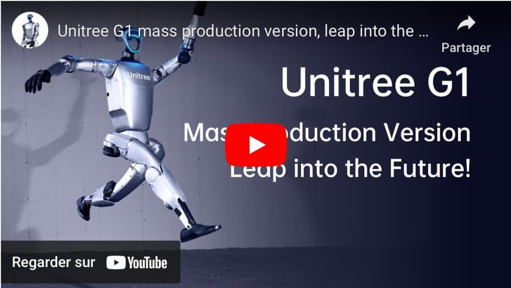 Le chinois Unitree a annoncé la production de masse prochaine de son robot humanoïde G1, accessible pour à peine 15 000…