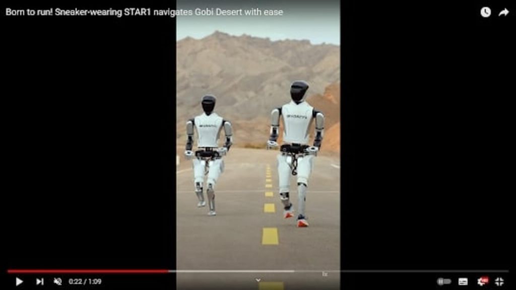 Une course dans le désert de Gobi