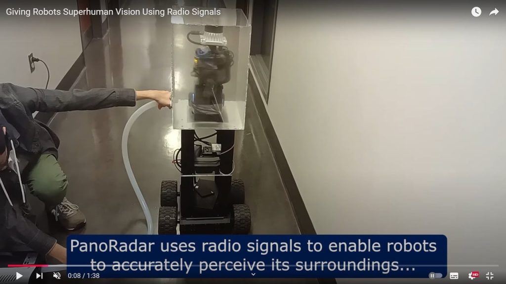 Des radars pour donner la vue aux robots