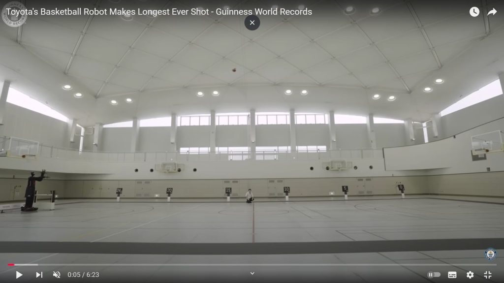 Le robot qui apprenait le basket