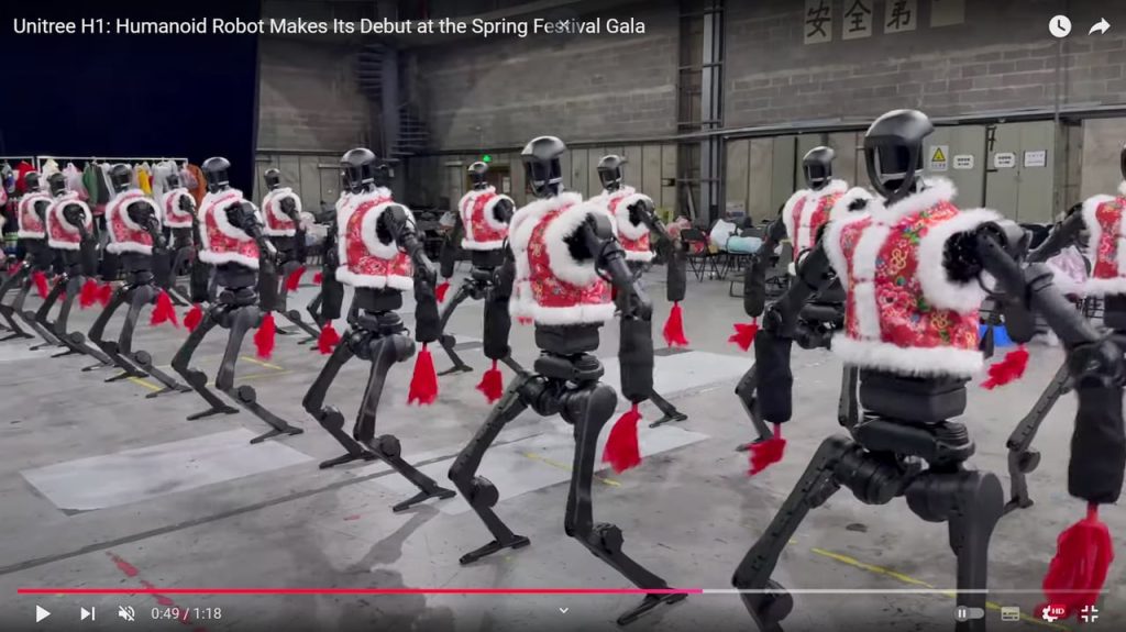 La farandole des robots chinois