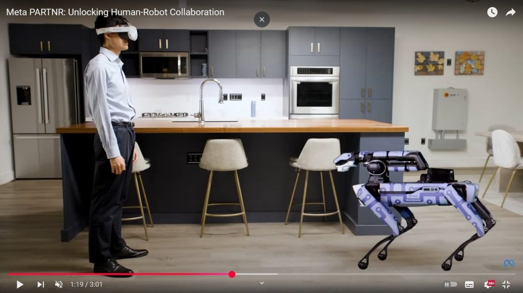 Meta rêve d’un partenariat homme-robot