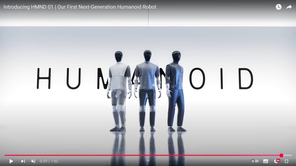Humanoid fait ses premiers pas