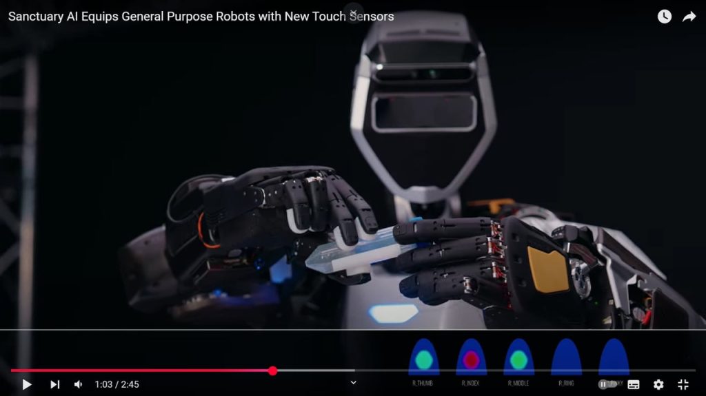 Phoenix, le robot humanoïde qui ressent le toucher