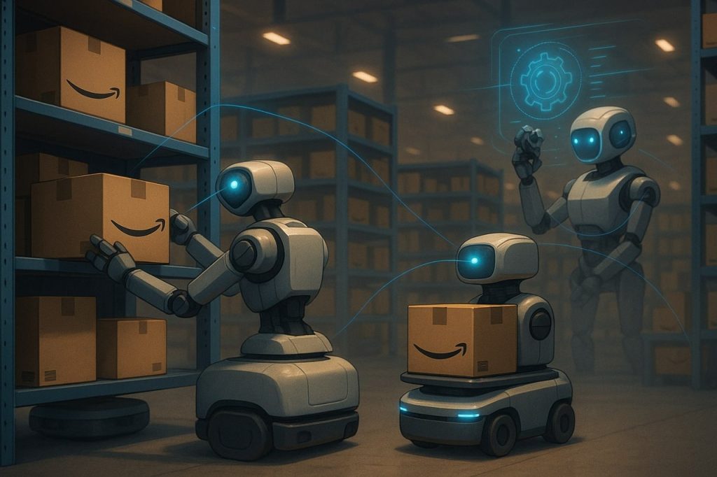 Amazon veut rendre ses robots autonomes grâce à l’IA