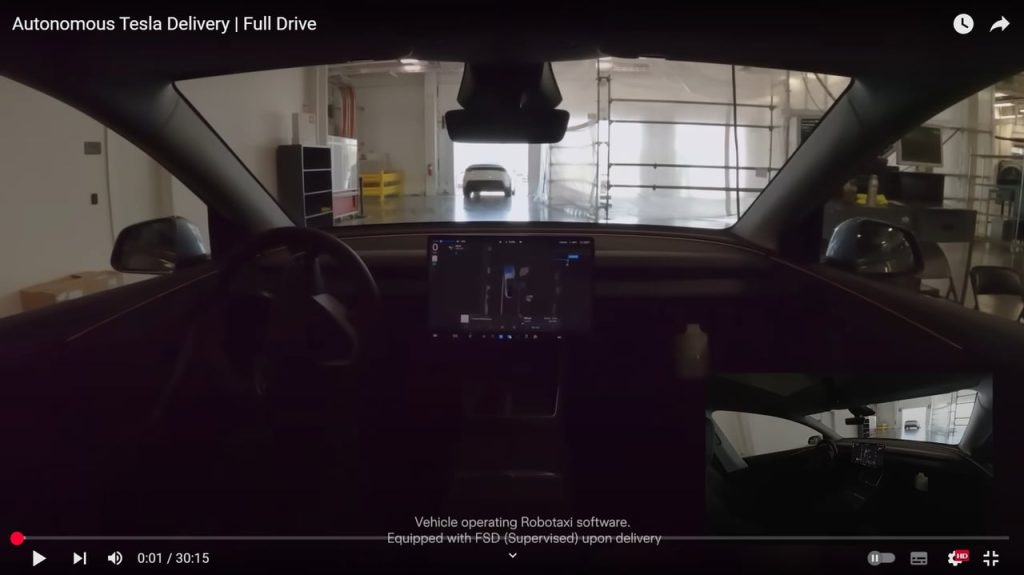 La voiture qui se livrait toute seule