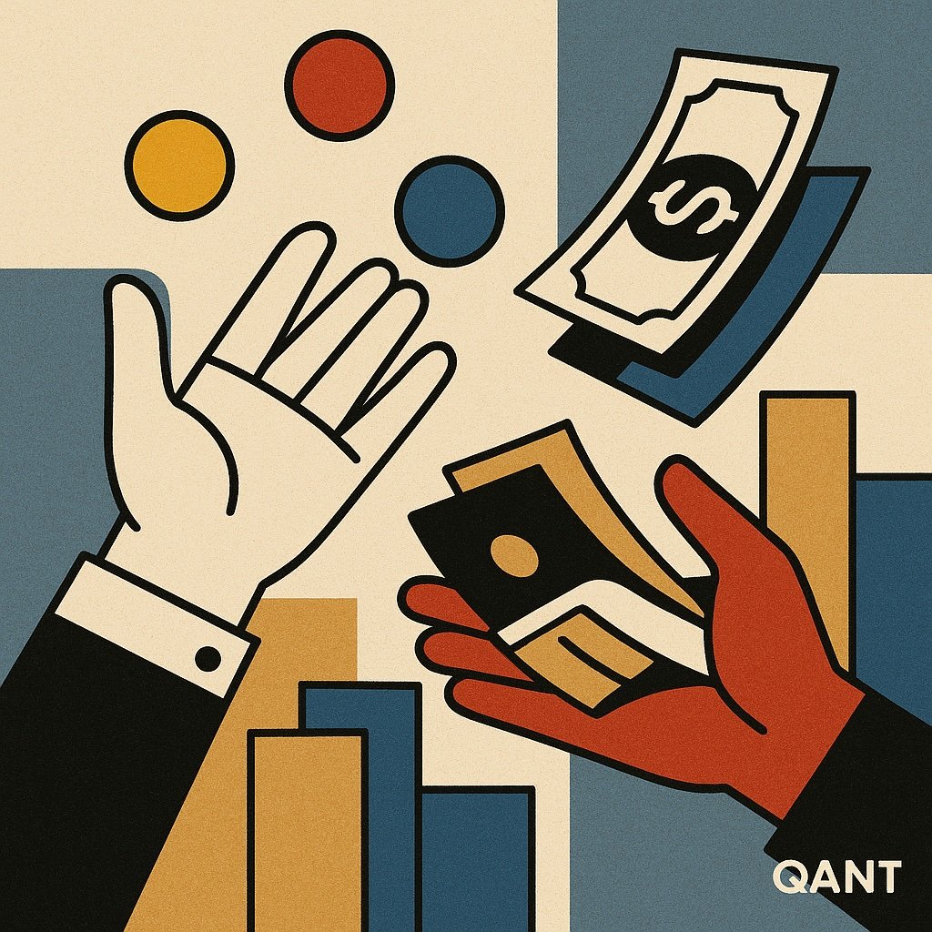 Des jetons en l’air et des dollars dans les poches